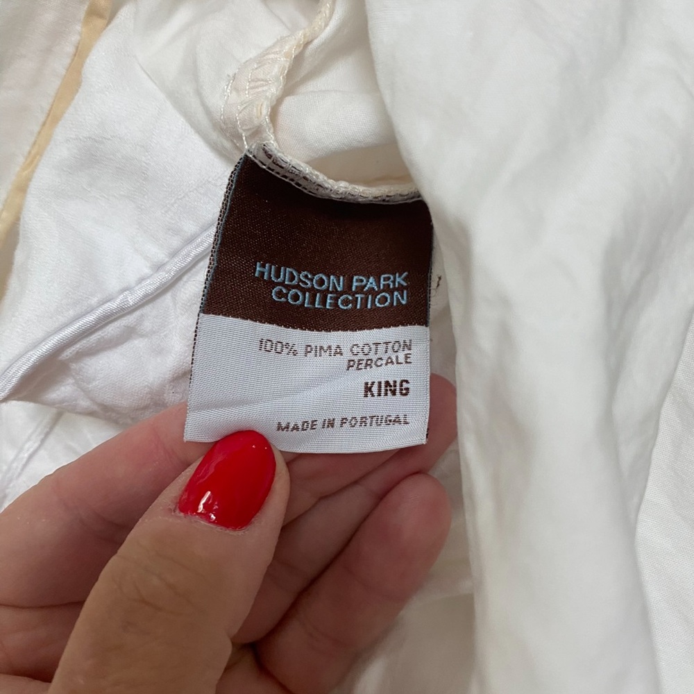 Hudson Park Collection Duvet with 2 pillowcases size King - Picture 11 of 14